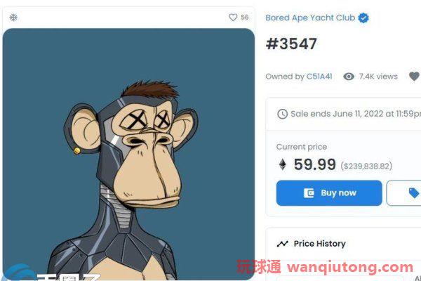 胖手指事件！30万美元无聊猿NFT以3千美元售出