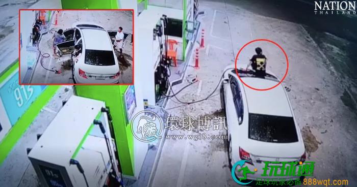 太疯了!有中国台湾男子持刀在泰国大城府加油站横冲直撞、恐吓他人,疑似吸毒! 太疯了!有中国台湾男子持刀在泰国大城府加油站横冲直撞、恐吓他人,疑似吸毒!