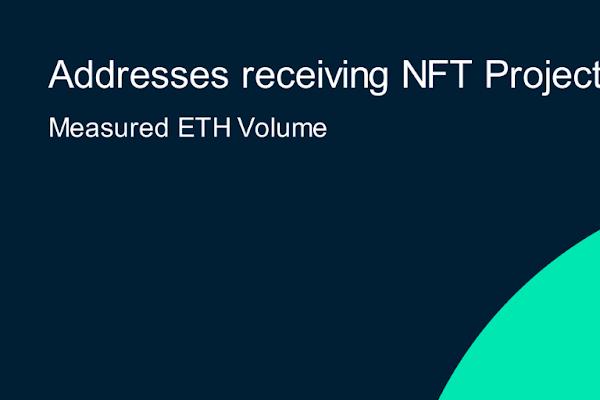 接收 NFT 项目初级销售地址的流出情况