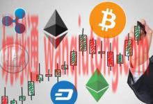 比特币和以太坊一天下跌5%